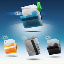 photoshop繪制質(zhì)感網(wǎng)頁下載按鈕圖標(biāo)