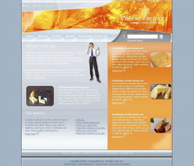 奶酪加工廠網(wǎng)站模板