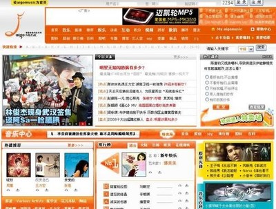 喜迎09新春 愛國者音樂網(wǎng)新版正式上線
